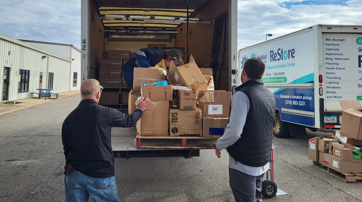 iowa heartland habitat for humanity restore dropoff